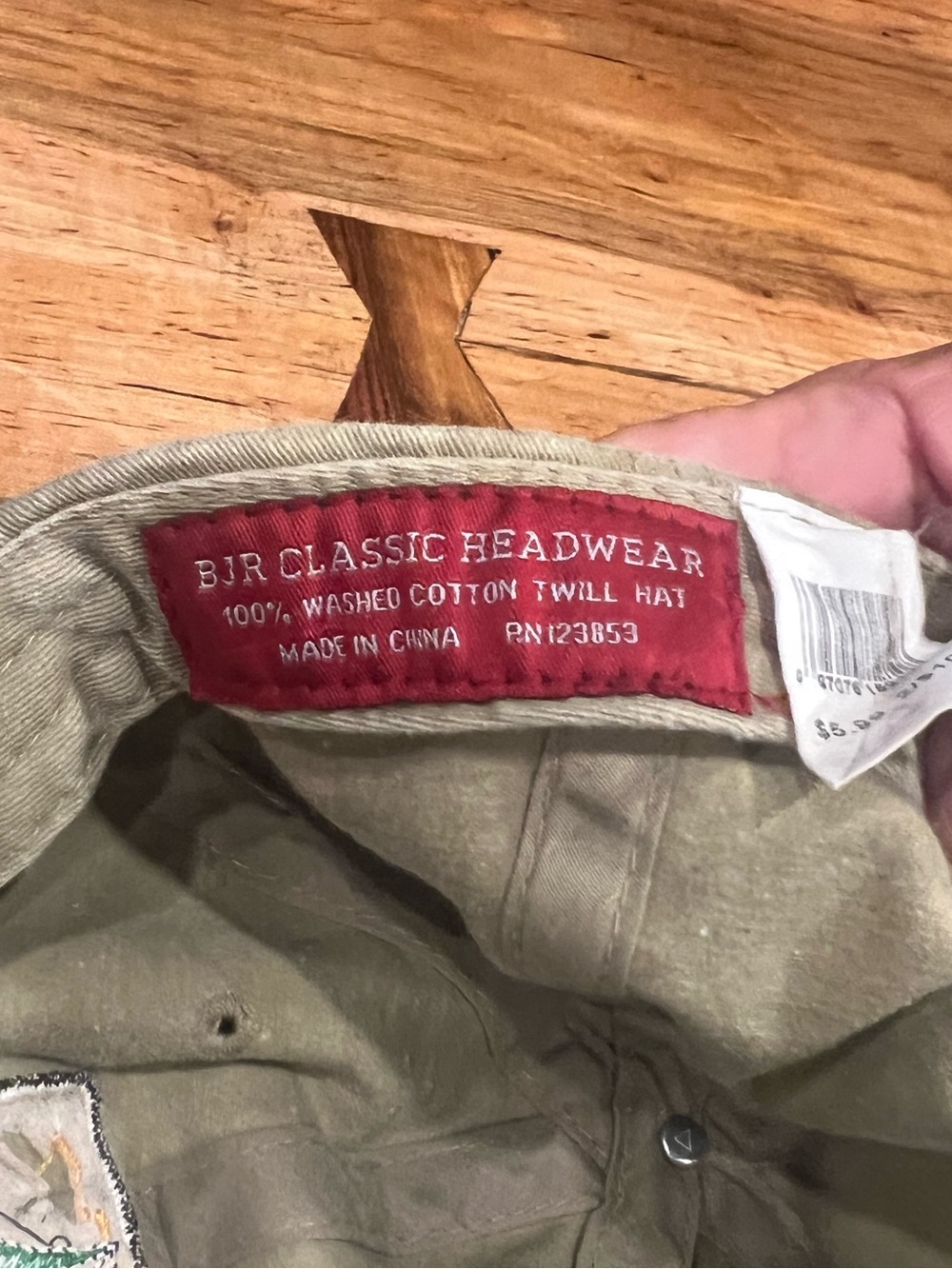 Georgia Embroidered Khaki Baseball Cap - Picture 14 of 14